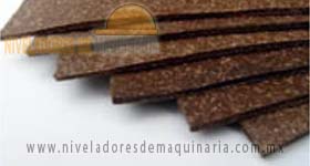 corcho nitrilo grano fino NIVELADORES DE MAQUINARIA