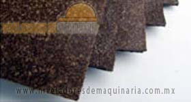 corcho nitrilo grano grueso NIVELADORES DE MAQUINARIA